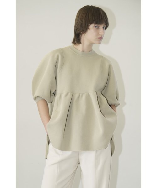 CLANE(クラネ)/BALLOON SLEEVE GATHER KNIT TOPS/img09