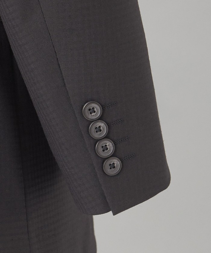 DORMEUIL】トロピカルアマデウス スーツ（ブラック）(506030563