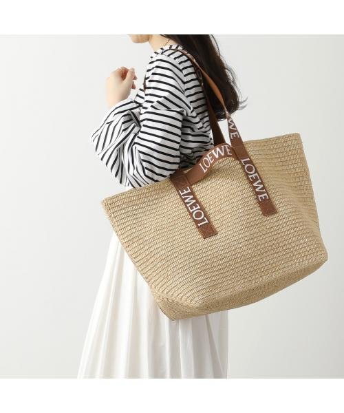 LOEWE かごバッグ B507X23X FOLD SHOPPER LOEWE かごバッグ FOLD