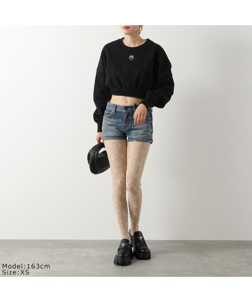 MARINE SERRE レギンス XS MARINE SERRE プリントストレッチジャージー