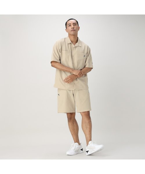 PUMA(プーマ)/メンズ ゴルフ P ストレッチ シアサッカー オープンカラー 半袖 シャツ/img02
