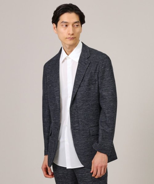 【尾州織】リネンブレンド メッシュ ジャケット 