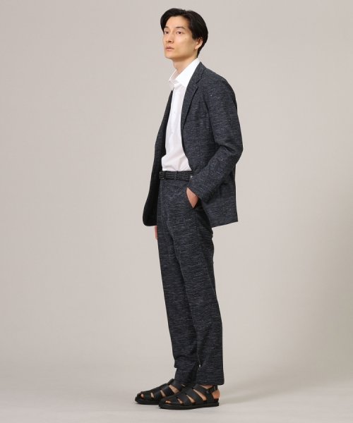 【尾州織】リネンブレンド メッシュ ジャケット 