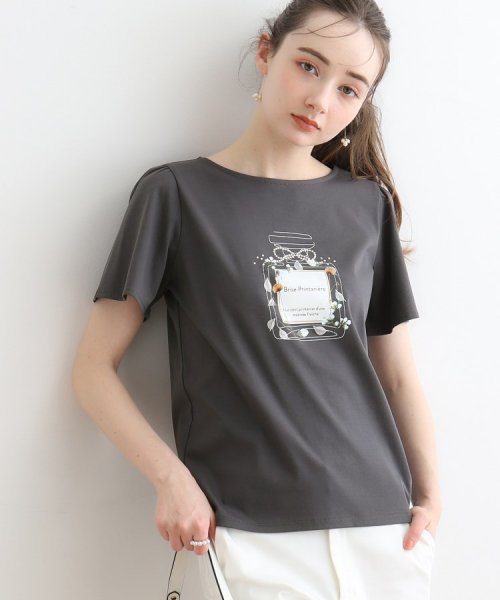 Couture Brooch(クチュールブローチ)/【マシンウォッシャブル】フラワーパフュームフレア袖Tシャツ/img21