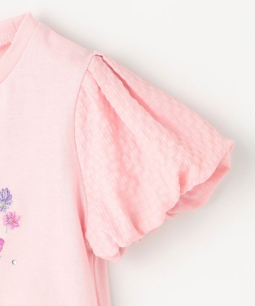 anyFAM（KIDS）(エニファム（キッズ）)/フラワー 刺繍 Tシャツ/img16