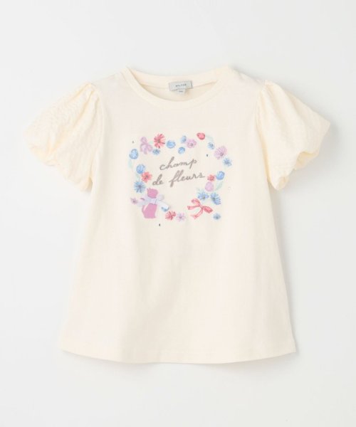 anyFAM（KIDS）(エニファム（キッズ）)/フラワー 刺繍 Tシャツ/img21