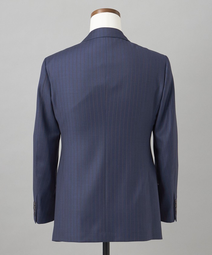 DORMEUIL】AMADEUS365 スーツ（ネイビーストライプ）(506031645