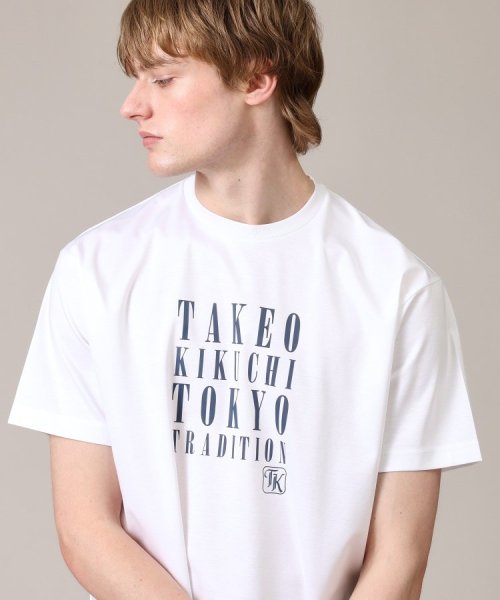 TAKEO KIKUCHI(タケオキクチ)/【プリントT/日本製】メッセージ プリント Tシャツ/img02