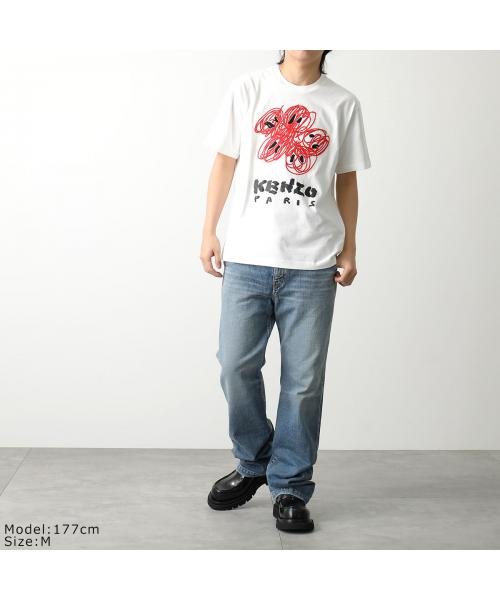 KENZO(ケンゾー)/KENZO Tシャツ PFE55TS2734SG DRAWN VARSITY/img02