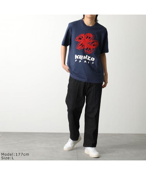 KENZO Tシャツ PFE55TS2734SG DRAWN VARSITY(506031781) | ケンゾー