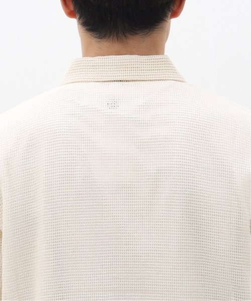 EDIFICE(エディフィス)/【Sefr / セファー】NOAM SHIRT BEIGE WINDOWPANE/img06