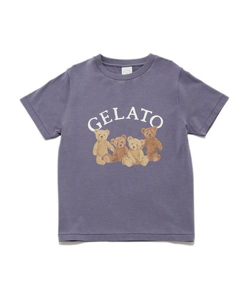 gelato pique Kids＆Baby(gelato pique Kids＆Baby)/【JUNIOR】ベアワンポイントTシャツ&ベア柄ショートパンツセット/img03