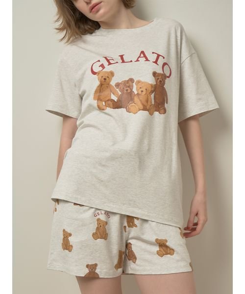 gelato pique(gelato pique)/ベア柄ショートパンツ/img10