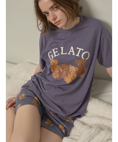 gelato pique(gelato pique)/ベアワンポイントTシャツ/img07