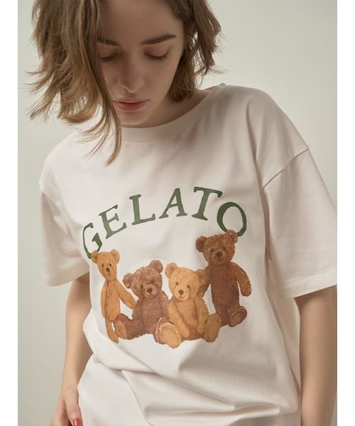 gelato pique(gelato pique)/ベアワンポイントTシャツ/img11