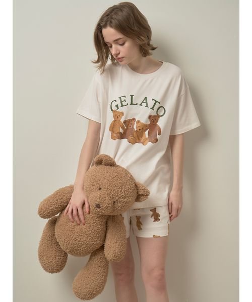 gelato pique(gelato pique)/ベアワンポイントTシャツ/img12