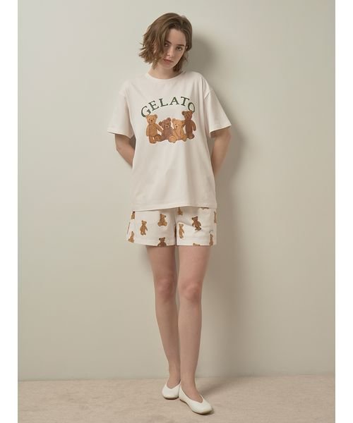 gelato pique(gelato pique)/ベアワンポイントTシャツ/img14