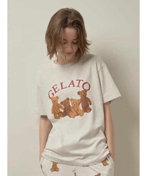 gelato pique(gelato pique)/ベアワンポイントTシャツ/img15