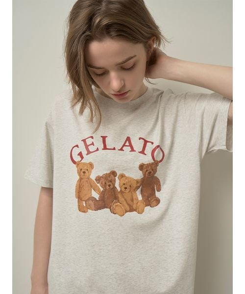 gelato pique(gelato pique)/ベアワンポイントTシャツ/img17