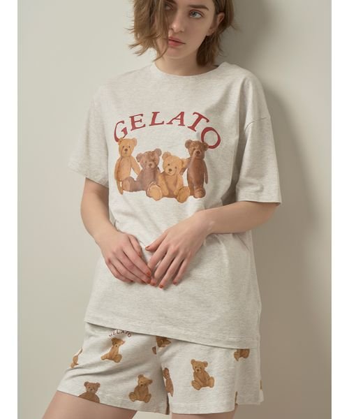 gelato pique(gelato pique)/ベアワンポイントTシャツ/img18