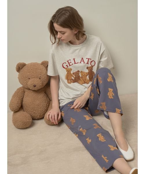 gelato pique(gelato pique)/ベアワンポイントTシャツ/img19