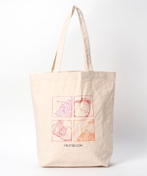 FRUIT OF THE LOOM(フルーツオブザルーム)/FRUIT OF THE LOOM FFGS SOUVENIR TOTE BAG Atype / フルーツオブザルーム トートバッグ A4サイズ収納可能 /img12