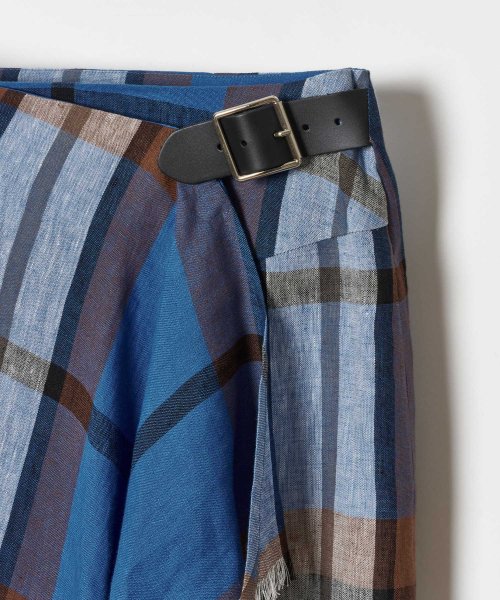 【ONeil of Dublin/オニールオブダブリン】アシンメトリーキルトスカート オブ