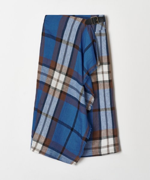 【ONeil of Dublin/オニールオブダブリン】アシンメトリーキルトスカート オブ