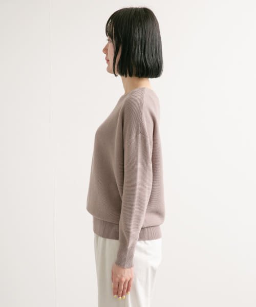 URBAN RESEARCH DOORS(アーバンリサーチドアーズ)/コットンボートネックガーターKNIT/img47