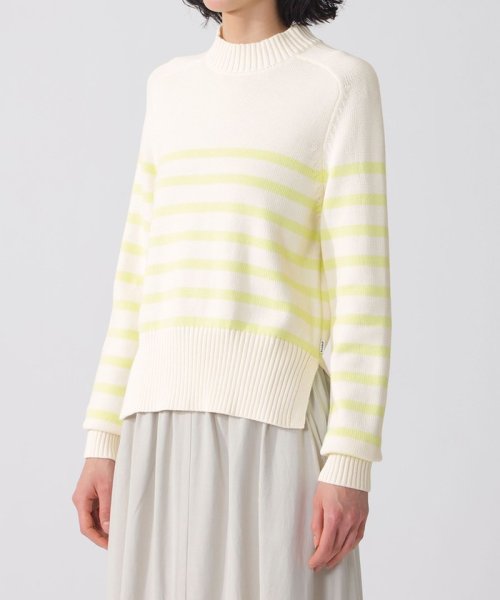 MOLIE ボーダーニット / MOLIE KNITTED JUMPER WOMAN and cotton from MOLIE jumper is made of recycled