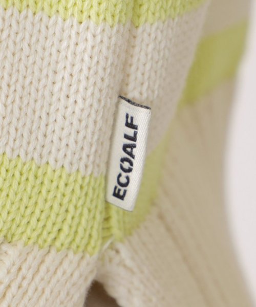 MOLIE ボーダーニット / MOLIE KNITTED JUMPER WOMAN and cotton from MOLIE jumper is made of recycled