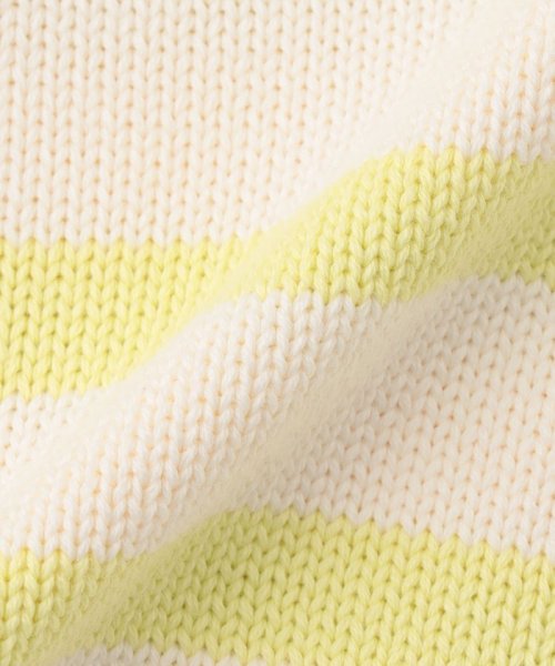 MOLIE ボーダーニット / MOLIE KNITTED JUMPER WOMAN and cotton from MOLIE jumper is made of recycled