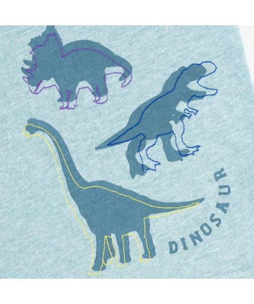 KP BOY(ケーピーボーイ)/KPBOY(ケーピーボーイ)恐竜シルエットのデザートコットン天竺長袖Tシャツ(100～130)/img02