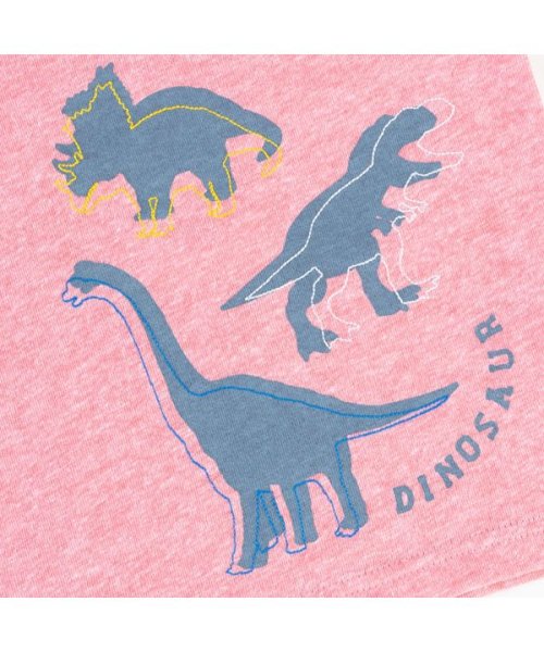 KP BOY(ケーピーボーイ)/KPBOY(ケーピーボーイ)恐竜シルエットのデザートコットン天竺長袖Tシャツ(100～130)/img04