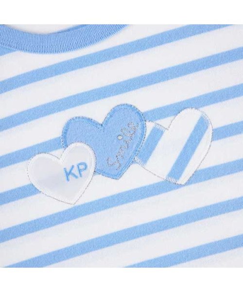 KP(ケーピー)/KP(ケーピー)ハートアップリケのボーダー長袖Tシャツ(120～130)/img08