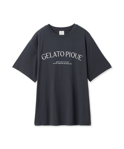 gelato pique(gelato pique)/レーヨンロゴTシャツ/img15