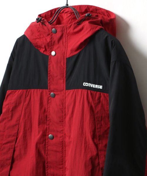 LAZAR(ラザル)/【Lazar】CONVERSE/コンバース Mountain Parka/撥水 マウンテンパーカー/アノラック/ナイロンジャケット レディース メンズ/img03