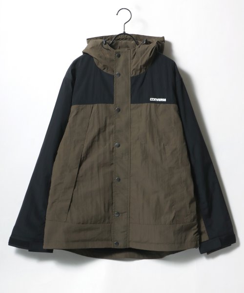 LAZAR(ラザル)/【Lazar】CONVERSE/コンバース Mountain Parka/撥水 マウンテンパーカー/アノラック/ナイロンジャケット レディース メンズ/img04