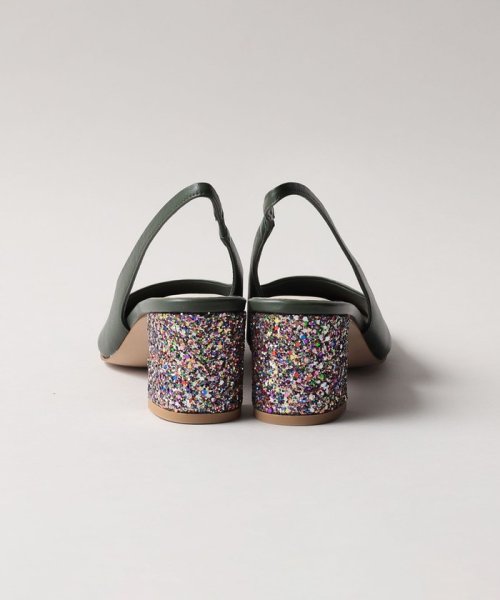 ブロックヒールバックベルト パンプス55↓↑ あらかじめご了承ください