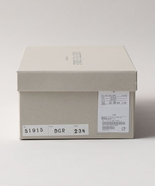 ブロックヒールバックベルト パンプス55↓↑ あらかじめご了承ください