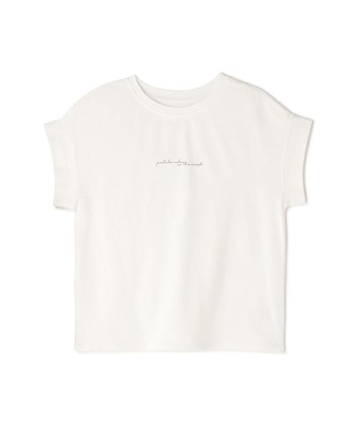 NATURAL BEAUTY BASIC(ナチュラルビューティーベーシック)/切替スリーブロゴTシャツ/img09