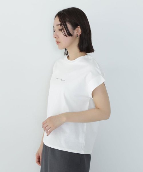 NATURAL BEAUTY BASIC(ナチュラルビューティーベーシック)/切替スリーブロゴTシャツ/img16