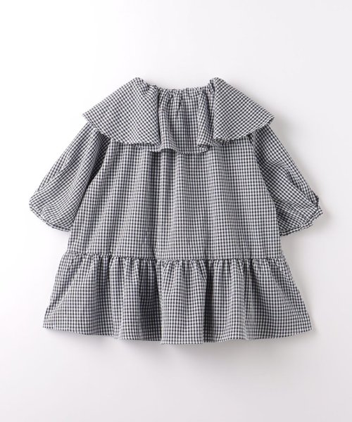 green label relaxing （Kids）(グリーンレーベルリラクシング（キッズ）)/TJ フレア カラー チュニック（チェック柄）140cm－160cm/img01