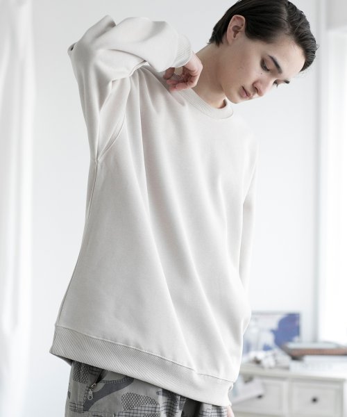 aimoha(aimoha（アイモハ）)/aimoha MENSLIM FIT PULLOVER スリムフィットスウェット/img04