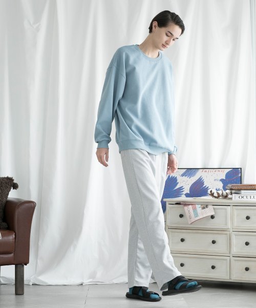 aimoha(aimoha（アイモハ）)/aimoha MENSLIM FIT PULLOVER スリムフィットスウェット/img12