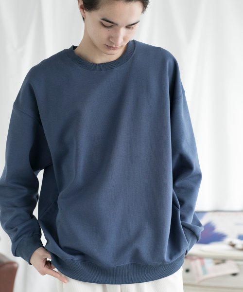 aimoha(aimoha（アイモハ）)/aimoha MENSLIM FIT PULLOVER スリムフィットスウェット/img18