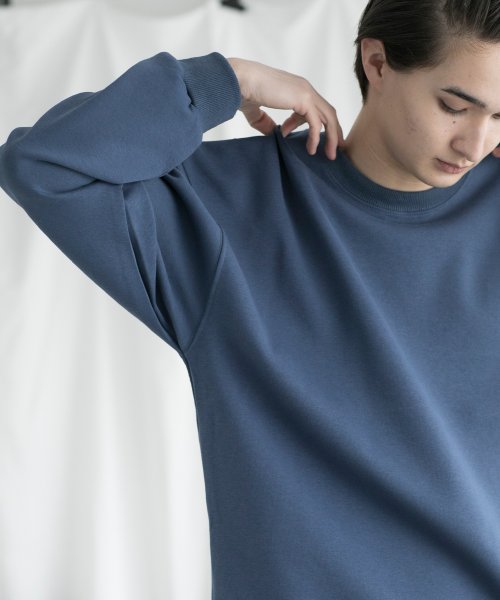 aimoha(aimoha（アイモハ）)/aimoha MENSLIM FIT PULLOVER スリムフィットスウェット/img20