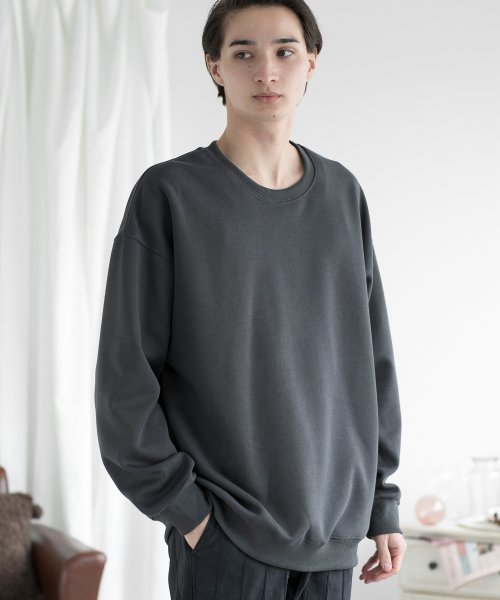 aimoha(aimoha（アイモハ）)/aimoha MENSLIM FIT PULLOVER スリムフィットスウェット/img28