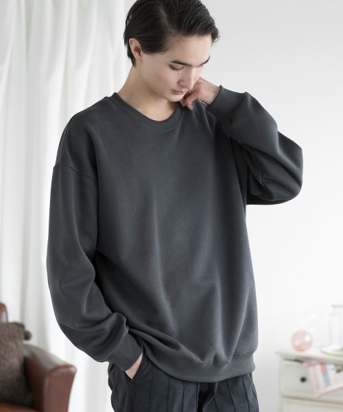 aimoha(aimoha（アイモハ）)/aimoha MENSLIM FIT PULLOVER スリムフィットスウェット/img29