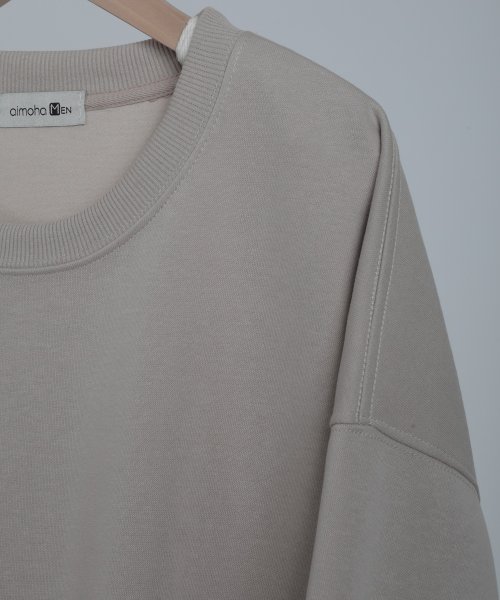 aimoha(aimoha（アイモハ）)/aimoha MENSLIM FIT PULLOVER スリムフィットスウェット/img47